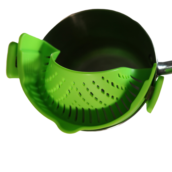 Silicone Pot Strainer Black