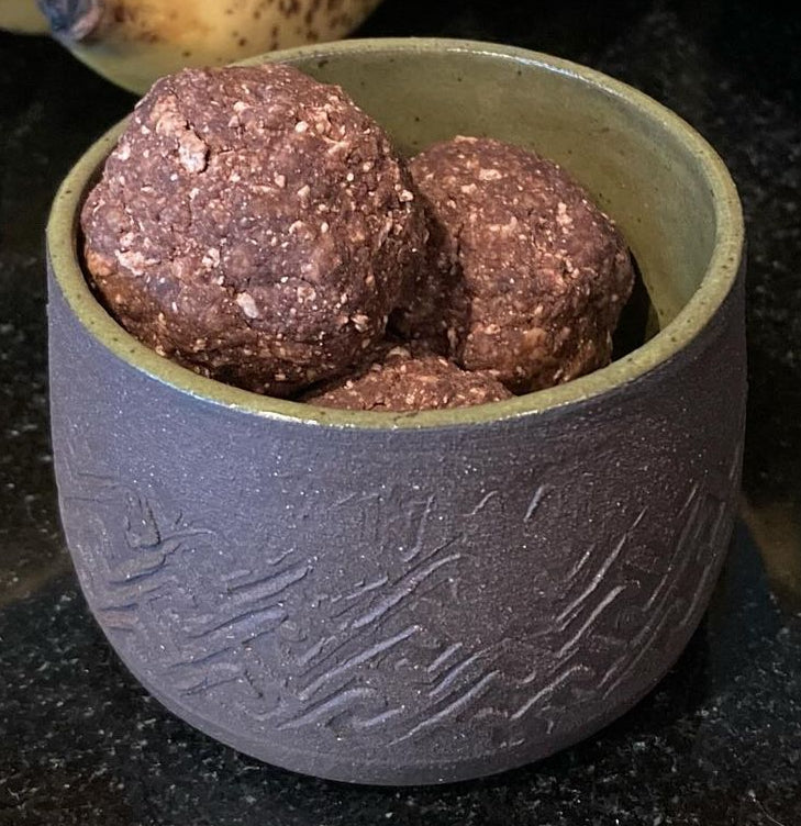 Healthy brownie bites