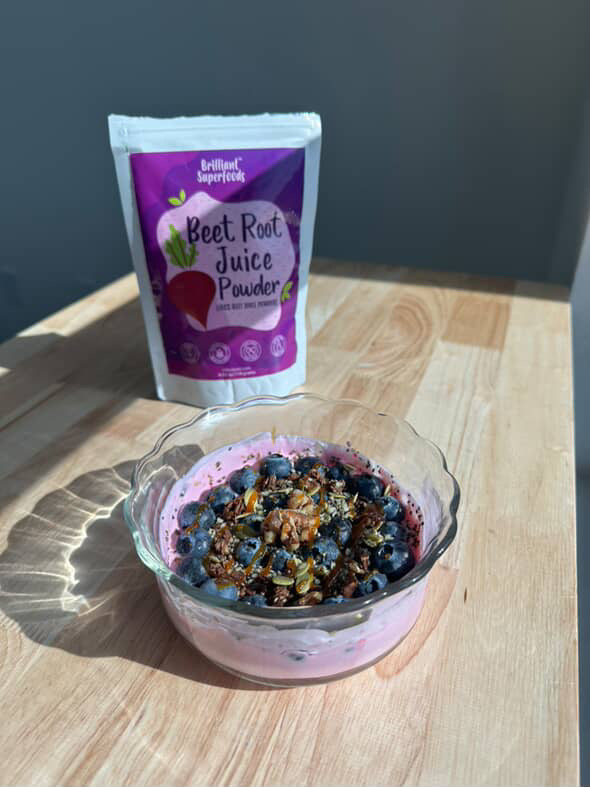 Pink Berry Yogurt Bowl