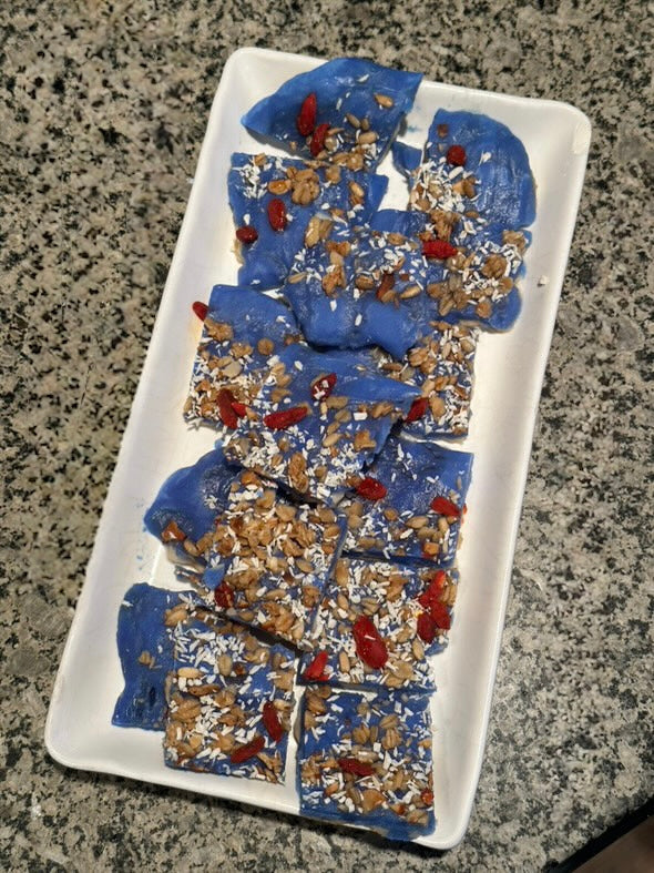 Blue Coconut Bark