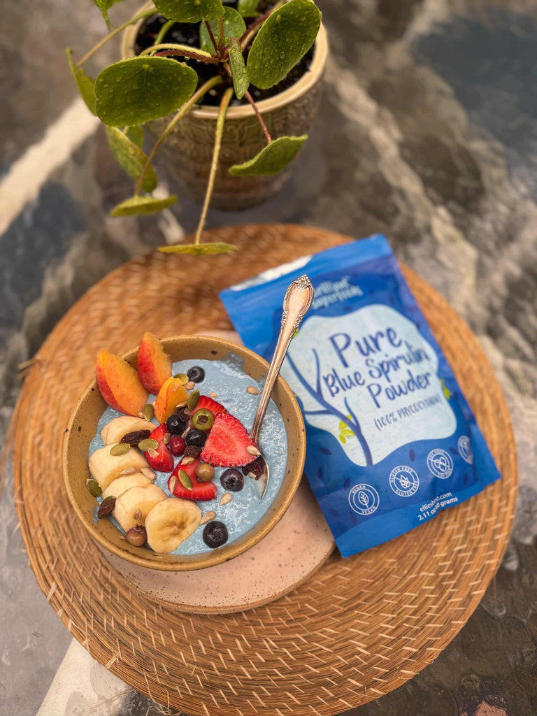 Blended Blue Oat Bowl