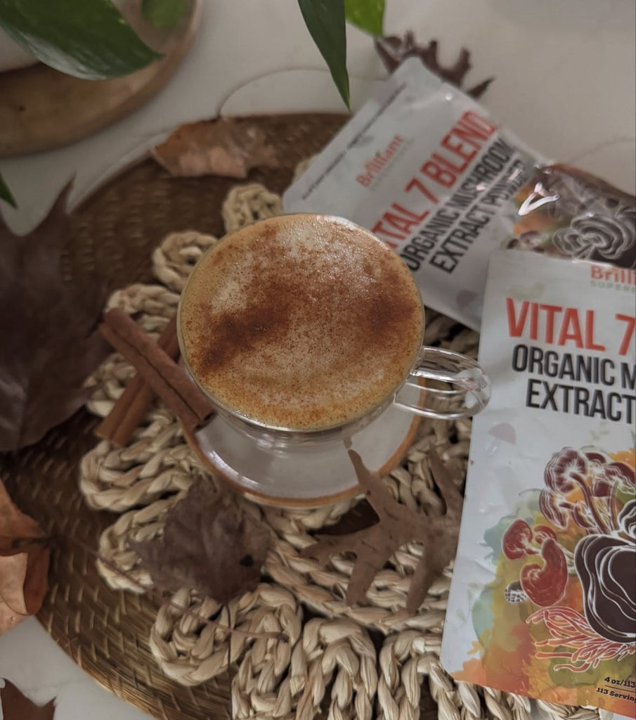 Mushroom Oat Cinnamon Latte