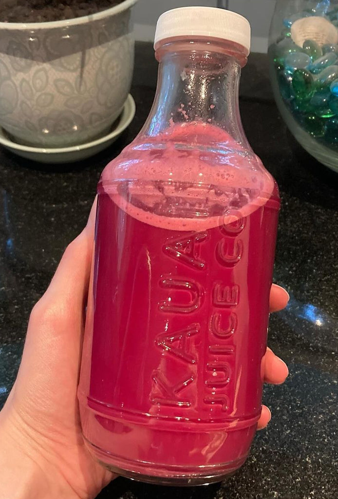 Purple sweet potato juice