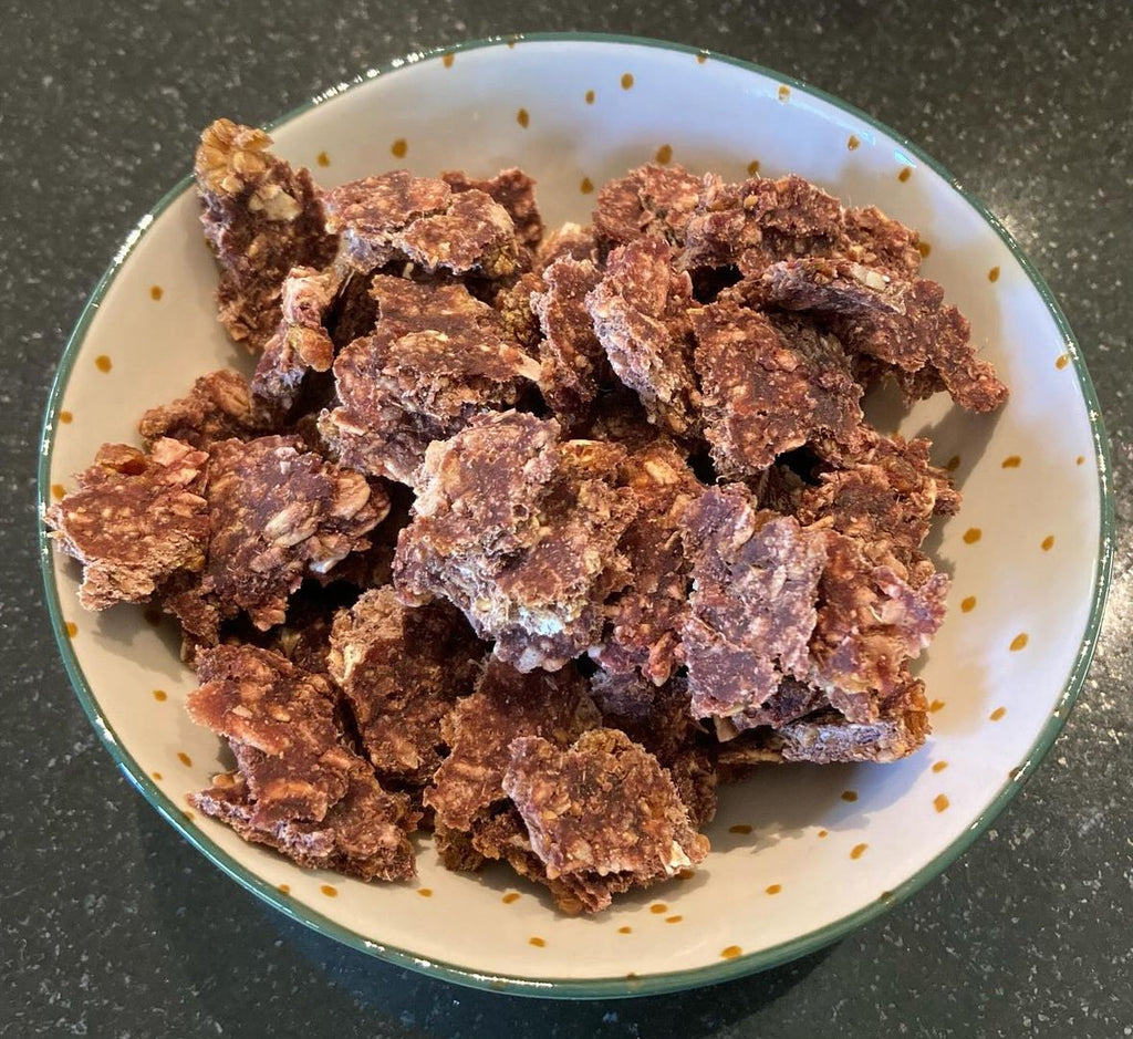 Purple Sweet Potato Pulp Granola Bites