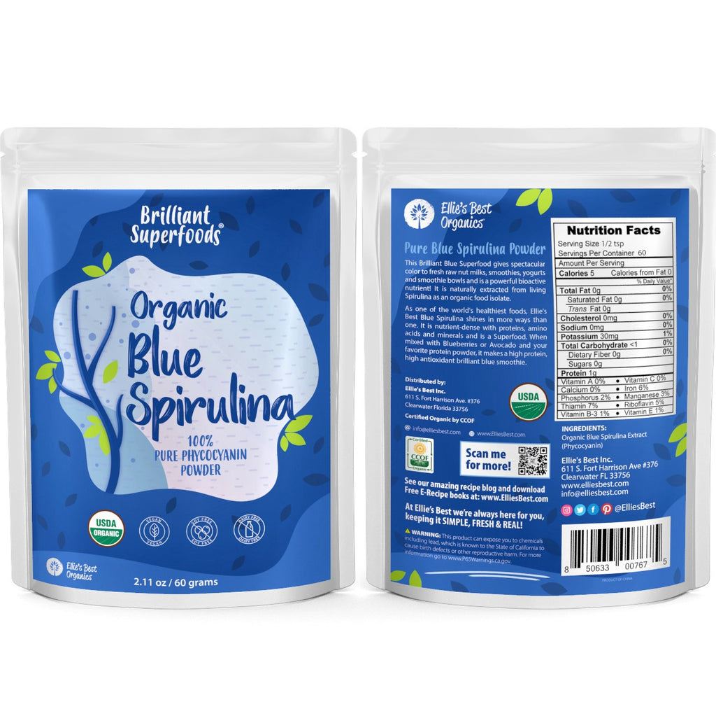 Organic Blue Spirulina Superfood Powder