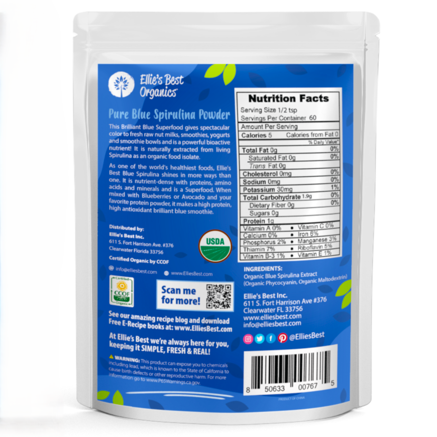 Organic Blue Spirulina Superfood Powder